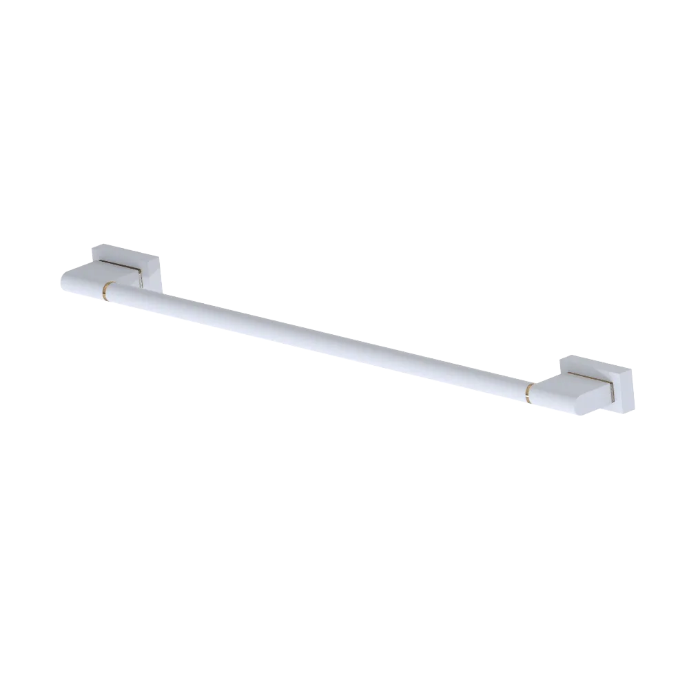 Rubinet Towel Bar 18" Matt White