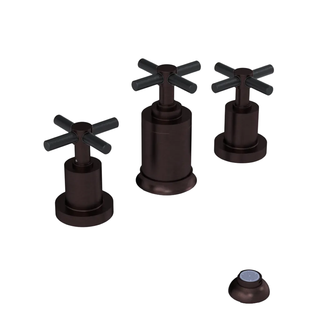 Rubinet Bidet Fitting with Spray, Diverter, and Vacuum Breaker (less drain) Oil Rubbed Bronze