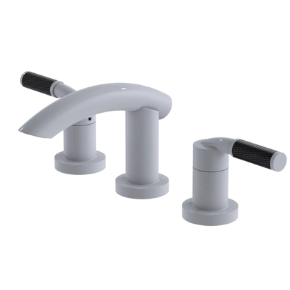 Rubinet Widespread Lav. Set. (less drain) White