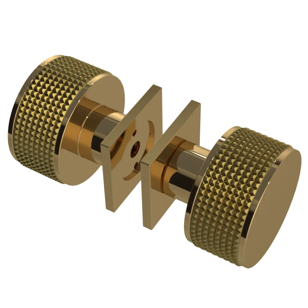 Rubinet Shower Door Knob (set) Gold