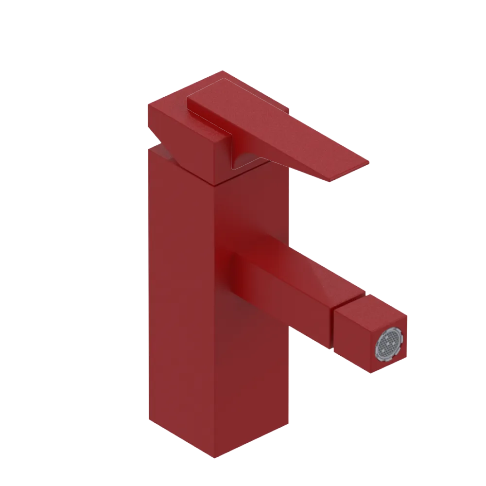 Rubinet Single Control Bidet Fitting (less drain) Maroon