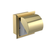 Rubinet RECESSED TOILET PAPER HOLDER Satin Brass