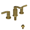 Rubinet Bidet Fitting with Spray, Diverter, and Vacuum Breaker (less drain) Antique Brass Matt