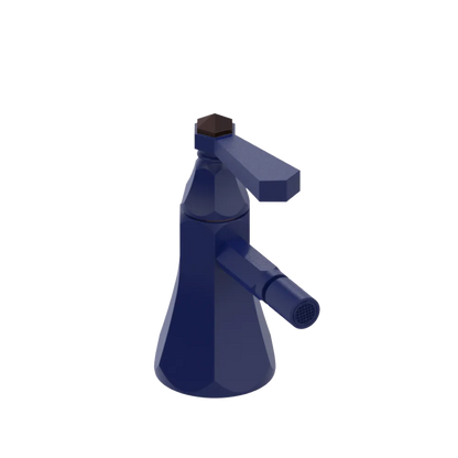 Rubinet Single Control Bidet Fitting (less drain) Midnight Blue