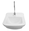 Contac 4610AFV – Single Hole Hygenic Wall Hung Sink
