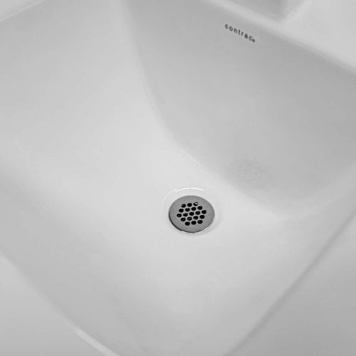Contrac 4610AFV – Single Hole Hygenic Wall Hung Sink