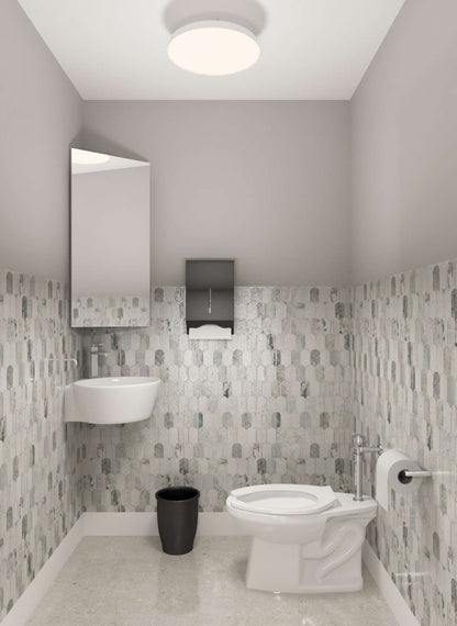 Contac Edgeview – 4610BHX-SO – Single Hole with Sealed Overflow Wall Hung Sink