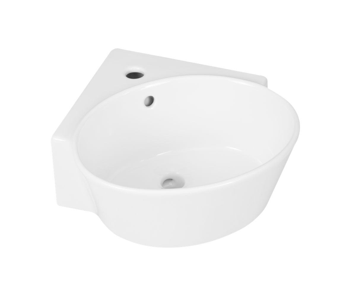 Contac Edgeview – 4610BHX – Single Hole Wall Hung Sink