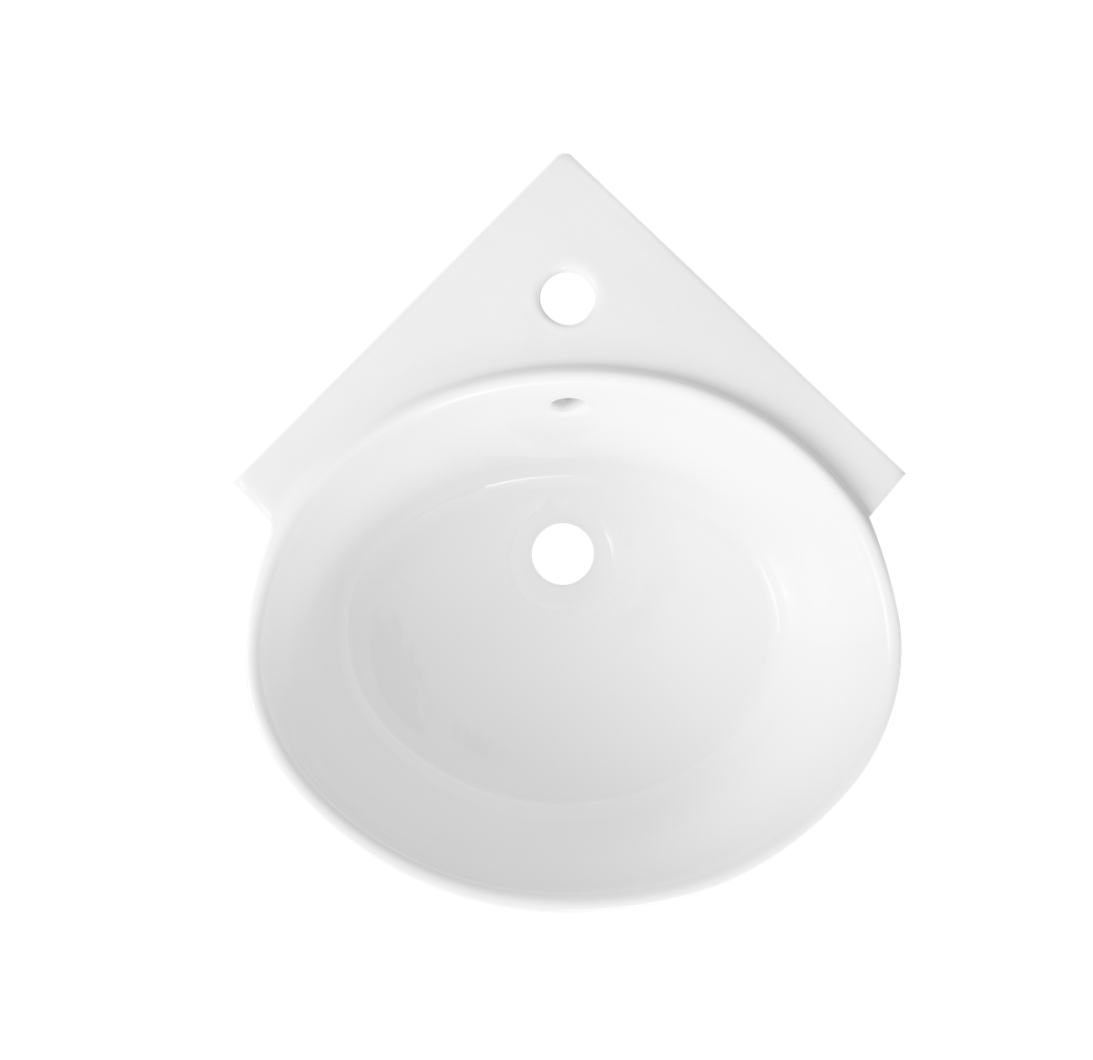 Contac Edgeview – 4610BHX – Single Hole Wall Hung Sink