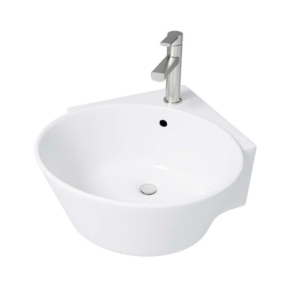 Contac Edgeview – 4610BHX – Single Hole Wall Hung Sink
