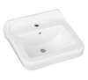 Contac Carmin – 4610BHZ-SO Single Hole with Sealed Overflow Wall Hung Sink