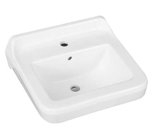 Contac Carmin – 4610BHZ-SO Single Hole with Sealed Overflow Wall Hung Sink