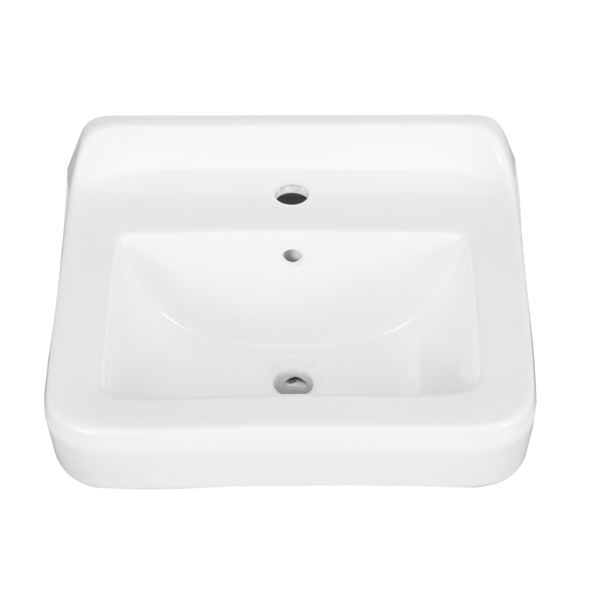Contac Carmin – 4610BHZ – Single Hole Wall Hung Sink