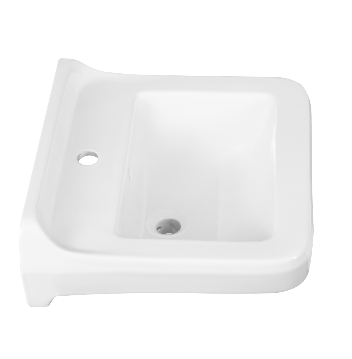 Contac Carmin – 4610BHZ – Single Hole Wall Hung Sink