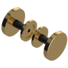 Rubinet Shower Door Knob (set) Gold