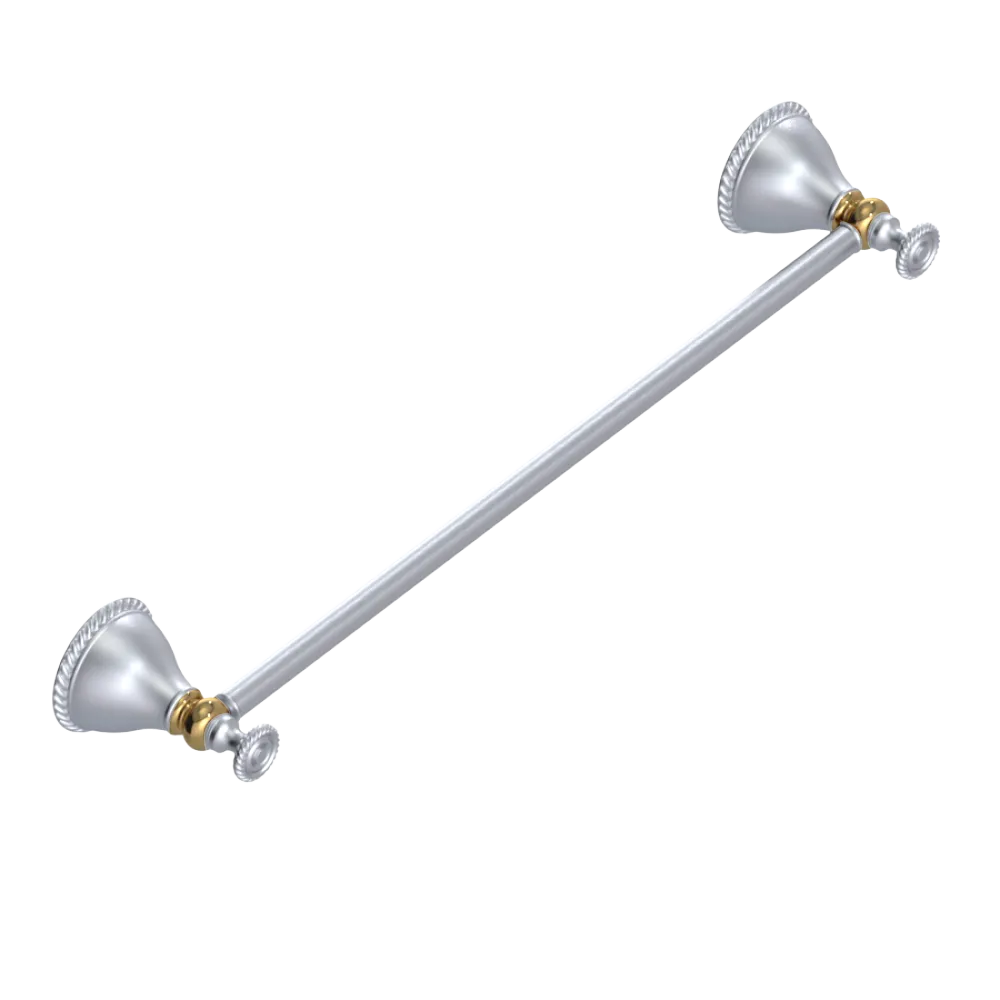 Rubinet Towel Bar 24" Satin Chrome
