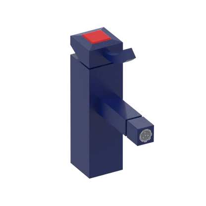 Rubinet Single Control Bidet Fitting (less drain) Midnight Blue