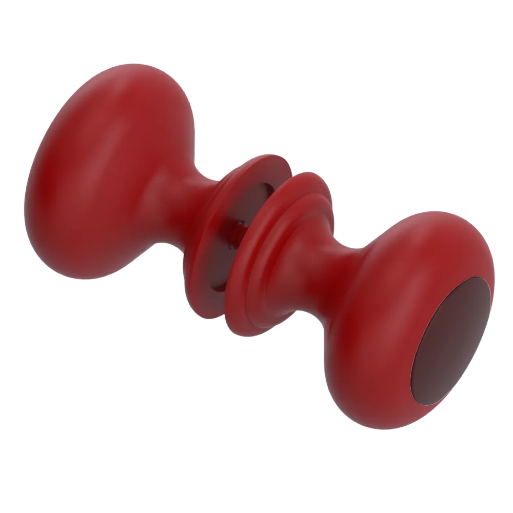 Rubinet Shower Door Knob (set) Maroon