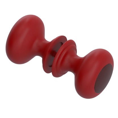 Rubinet Shower Door Knob (set) Maroon