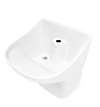 Contac 4660AFX – Single Hole Barrier Free Hygenic Wall Hung Sink