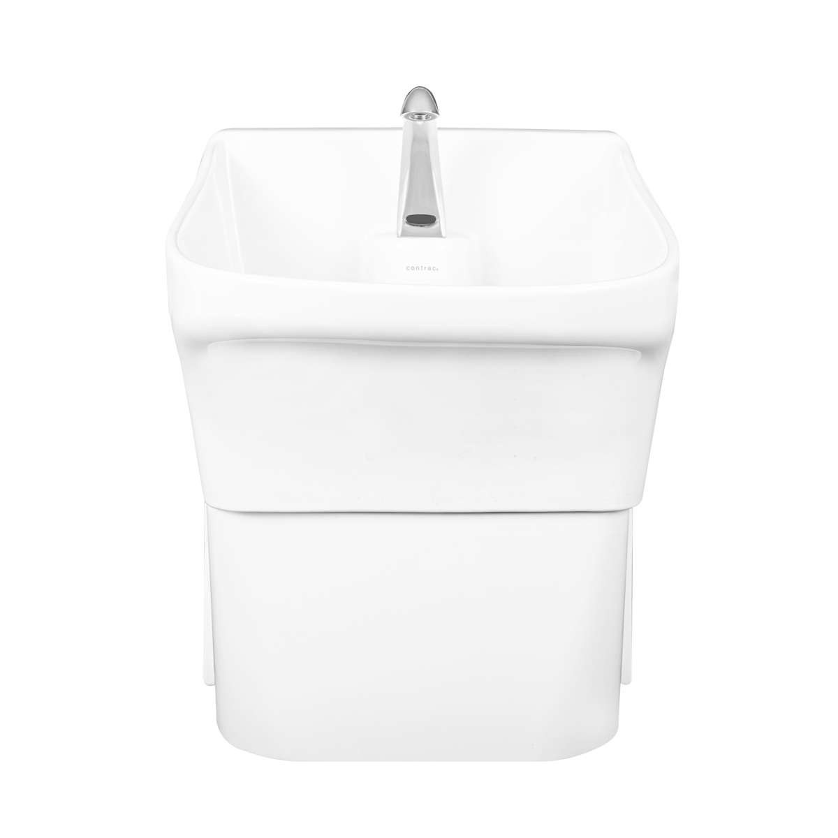 Contac 4660AFX – Single Hole Barrier Free Hygenic Wall Hung Sink