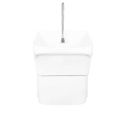 Contac 4660AFX – Single Hole Barrier Free Hygenic Wall Hung Sink