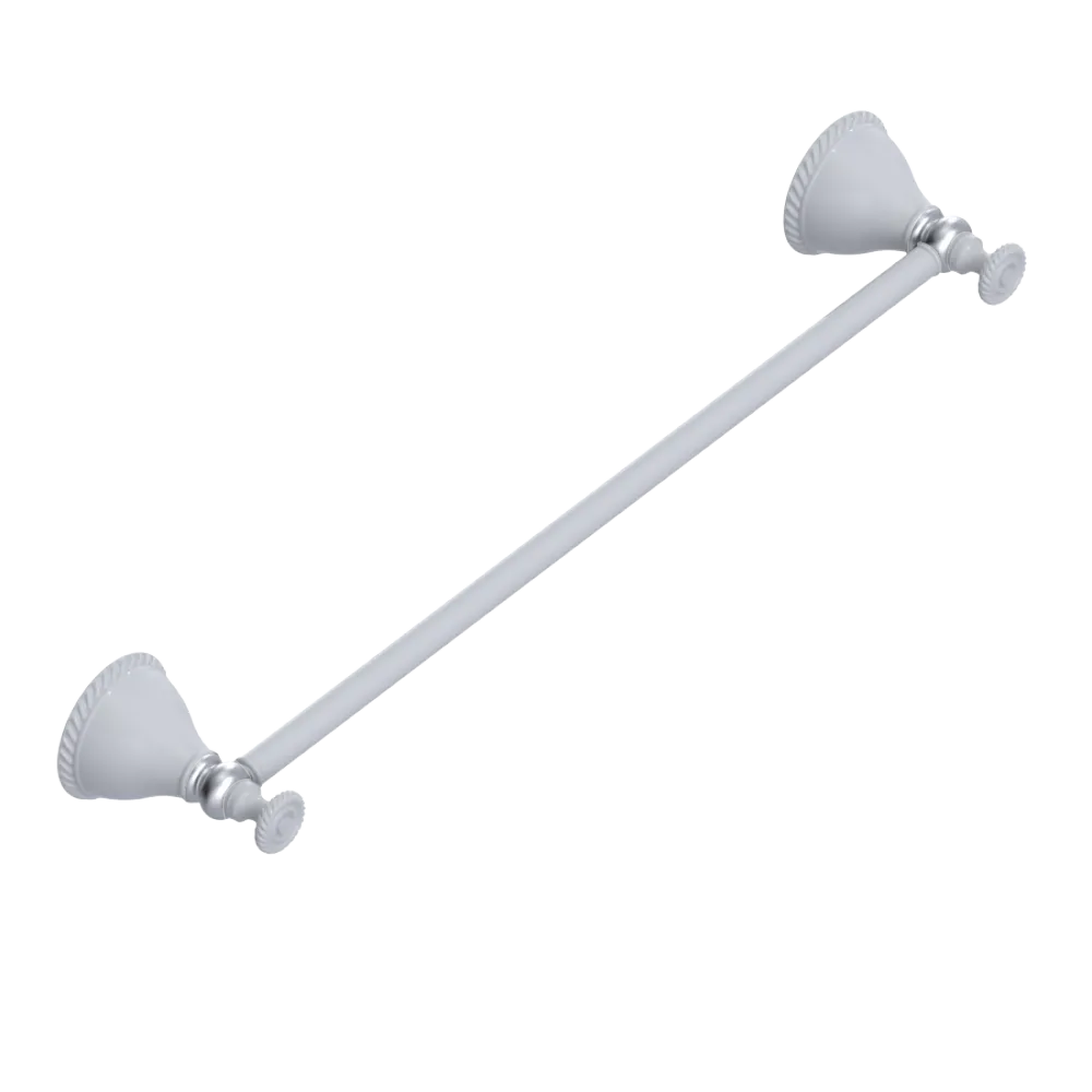 Rubinet Towel Bar 24" White