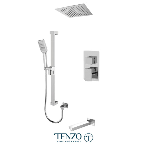 Tenzo 3 Functions Slick 3-Way Shower Kit
