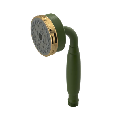Rubinet 3 Function Hand Held Shower Only Green Envy