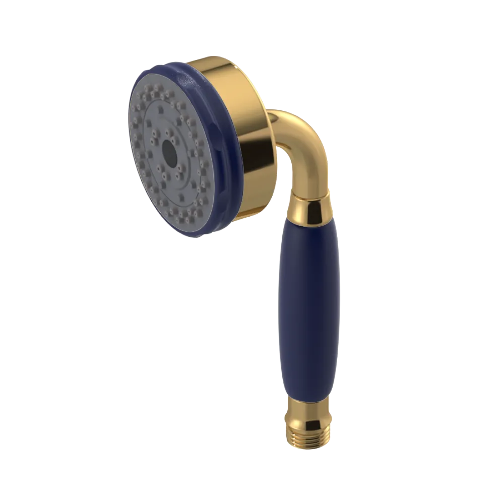 Rubinet 3 Function Hand Held Shower Only Gold