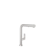 Baril Single-hole kitchen faucet with 2-function pull-down spray