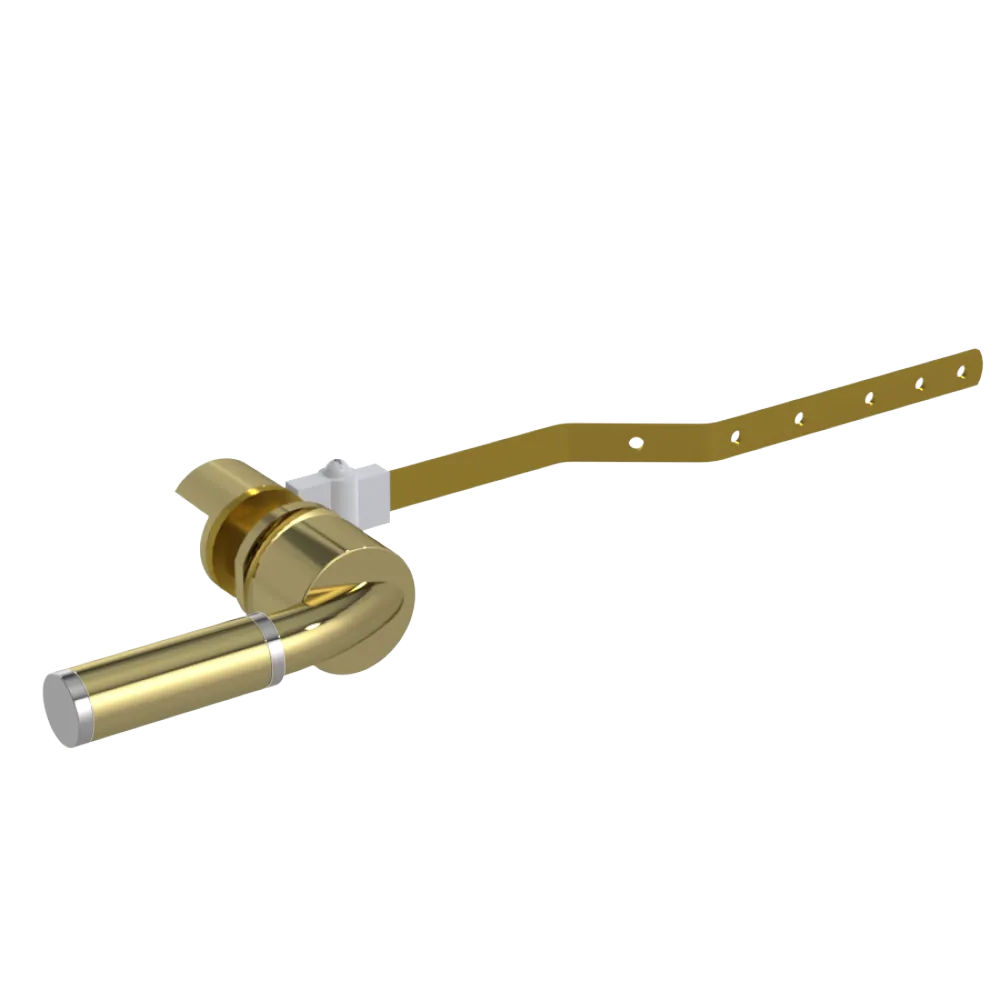 Rubinet Trip Levers Natural Brass