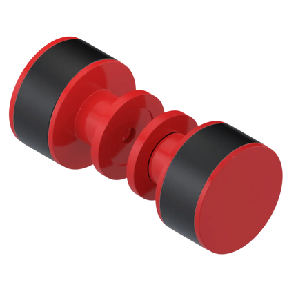 Rubinet Shower Door Knob (set) Red