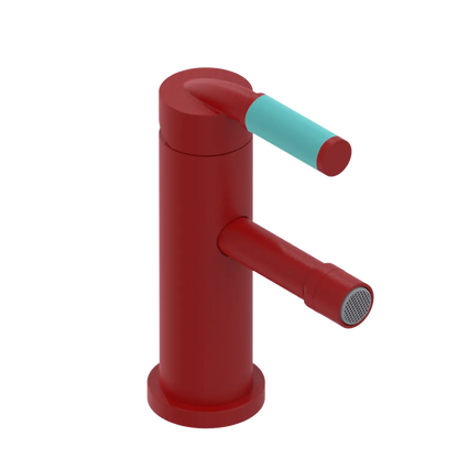 Rubinet Single Control Bidet Fitting (less drain) Maroon