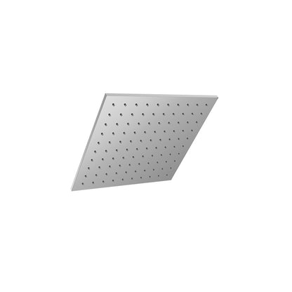 Baril Square 10" anti-limestone shower head