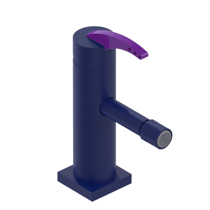 Rubinet Single Control Bidet Fitting (less drain) Midnight Blue
