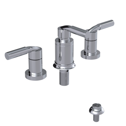 Rubinet Bidet Fitting with Spray, Diverter, and Vacuum Breaker (less drain) Chrome
