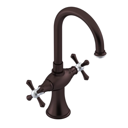 Rubinet Single Hole Dual Handle Lav. Set. (less drain) Oil Rubbed Bronze