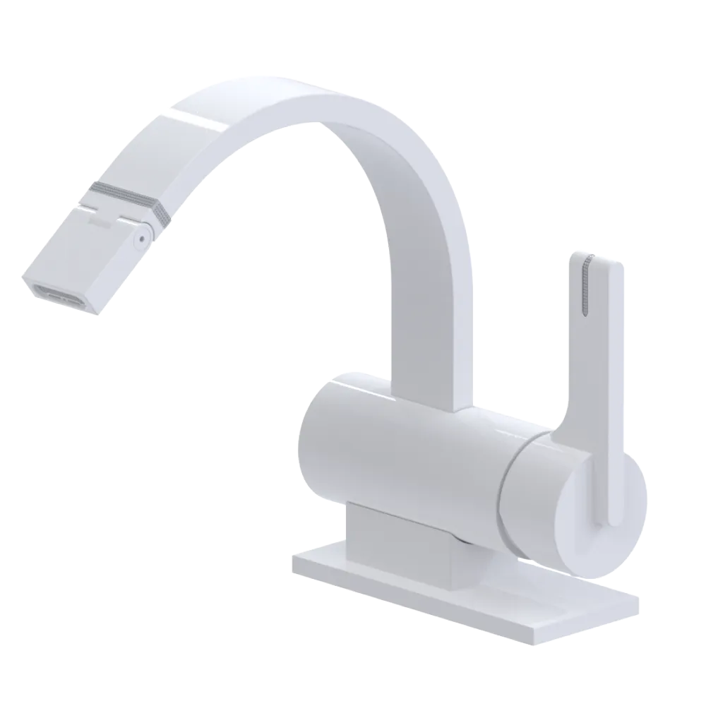 Rubinet Single Control Bidet Fitting (less drain) White