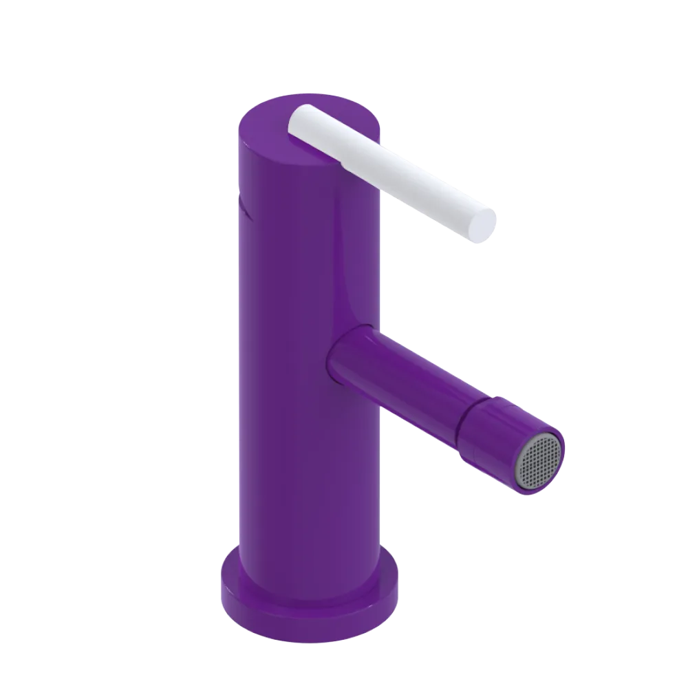 Rubinet Single Control Bidet Fitting (less drain) Purple Haze