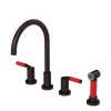Rubinet Widespread Kitchen Set with Hand Spray Oil Rubbed Bronze