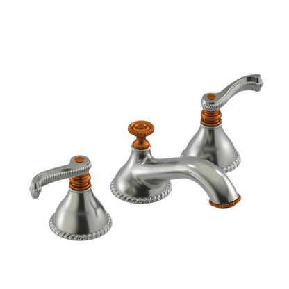 Rubinet Widespread Lav. Set. (less drain) Satin Nickel