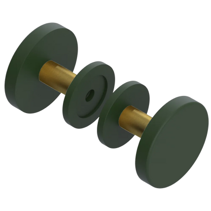 Rubinet Shower Door Knob (set) Green Envy