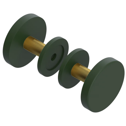 Rubinet Shower Door Knob (set) Green Envy