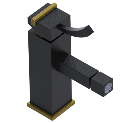 Rubinet Single Control Bidet Fitting (less drain) Matt Black