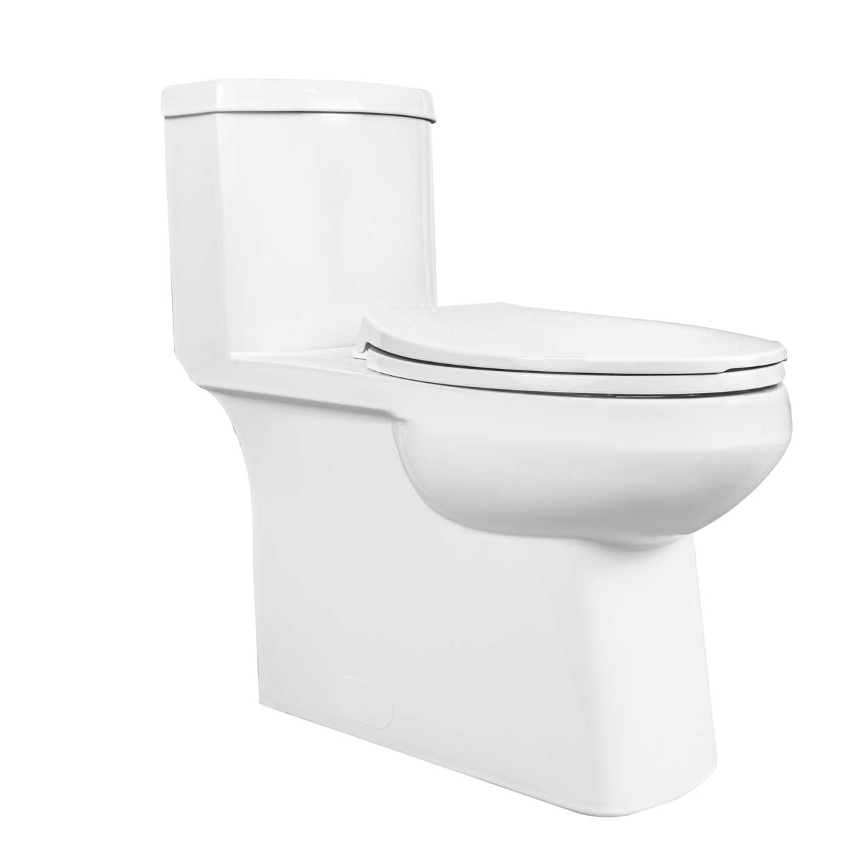 Contrac Kiera – 4710BNWU- 4.8 / 3.0 Lpf Elongated Dual Flush One Piece Toilet with Unlined Tank