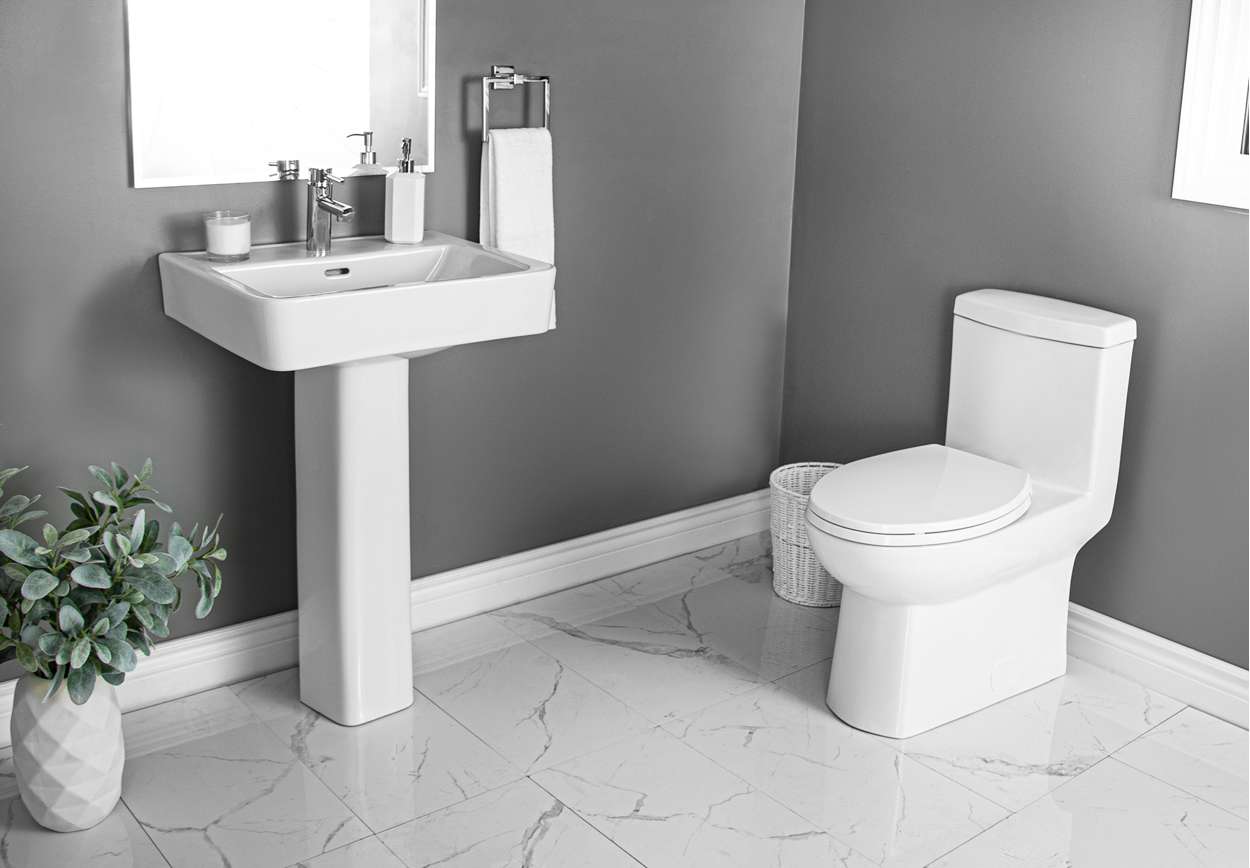 Contrac Wilton – 4710BSXU – 3.0 Lpf Elongated One Piece Toilet with Unlined Tank