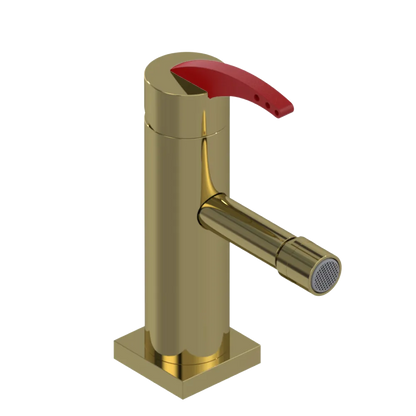 Rubinet Single Control Bidet Fitting (less drain) Natural Brass