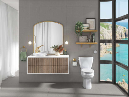 Contac Crista – 4722BHV – 4.8 Lpf Elongated Toilet Bowl