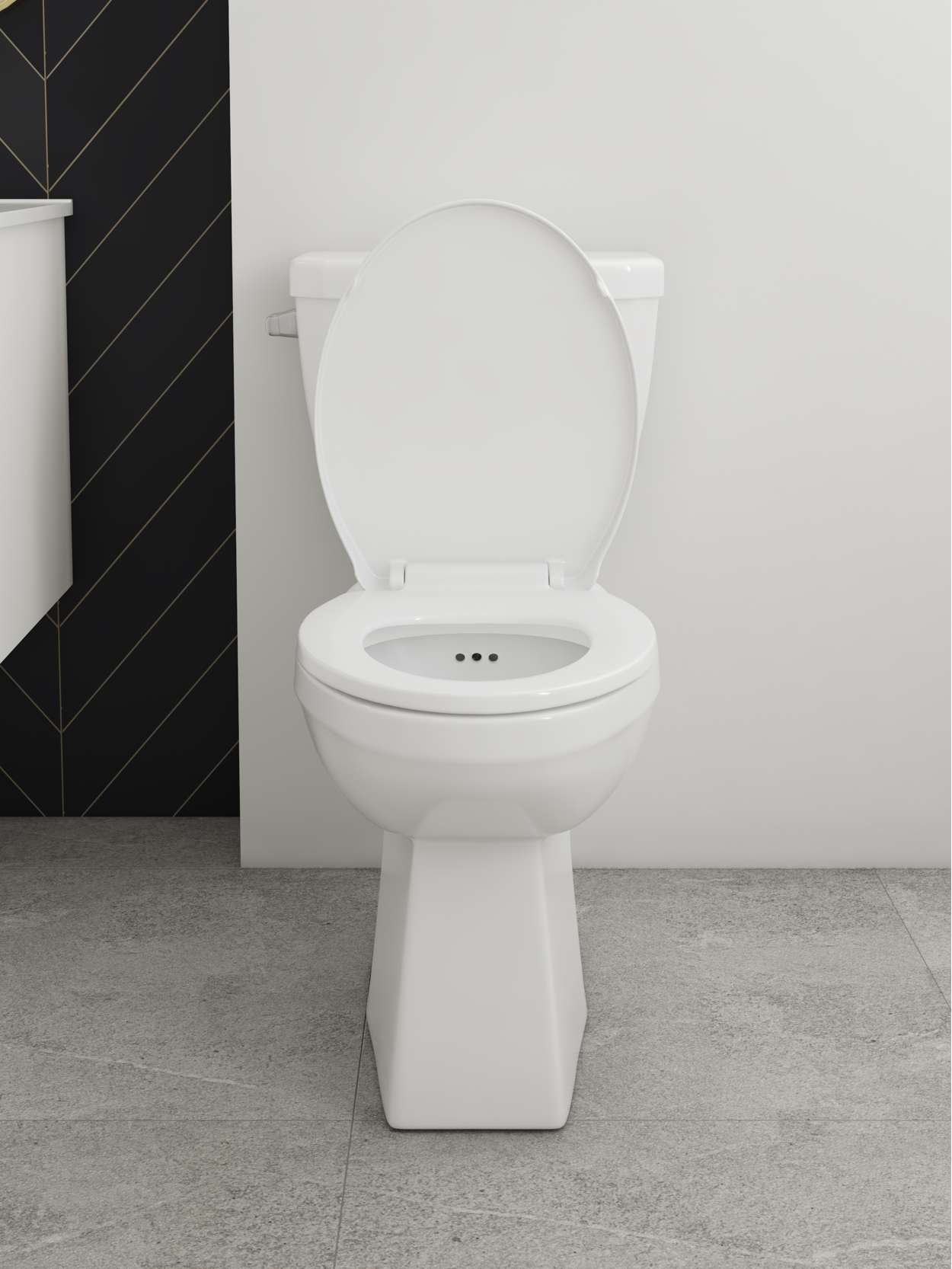 Contrac Crista® – 4722FGHV – 4.8 LPF Flush Guard® Plus Height Elongated Toilet Bowl